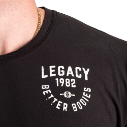 Legacy Street Tee, Washed Black