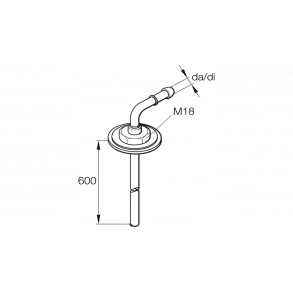 Eberspcher Tankuttak 600mm/4mm 