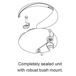 Hella EuroLED 130 Touch Hvitt/rdt Lys, Hvit 12/24V