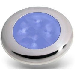 Hella LED Belysning Rund Krom m/Bltt Lys