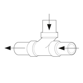 Dometic T-stykke til Septikslange 38 mm