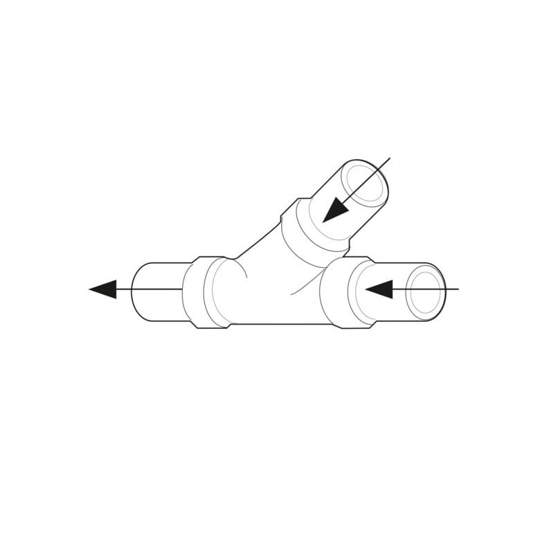 Dometic Y-stykke til Septikslange 38mm m/adaptere