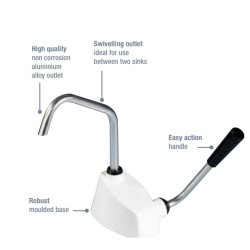 Whale Flipper Mk4 Pentrykran m/hndpumpe 