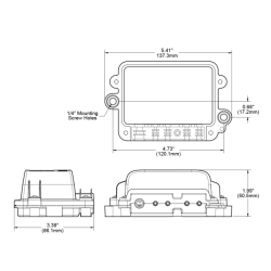 Blue Sea Koplingsskinne 100A vanntett 