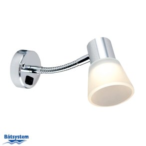 Btsystem Leselys Tube D3X LED Alu/Hvit Flexarm 