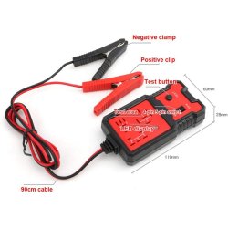 Scanner  Diagnostic Battery Load Tester Clips 