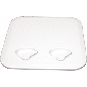 ABS-Luke 370x375mm Hvit u/Ls Kraftig. 