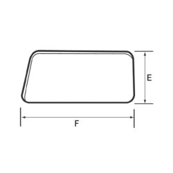 ABS-luke 270 x 375 mm uten ls, 