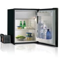 Vitrifrigo 75L Kjleskap Airlock Separat kompressor -Sort front 