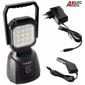 48W 16 Led oppladbar inspeksjon Vanntett utendrs ndlyslampe