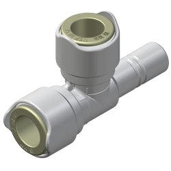 Whale Quick Connect 15mm Hun/Hun/Han T-kobling 2pk For trykkvann Passer 15mm rr Enkel montering / d