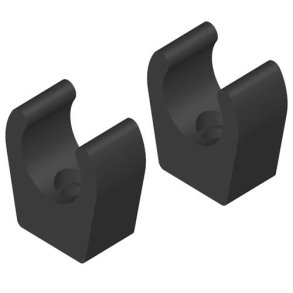 Whale Quick Connect Klips for 15mm Rr 10pk svart