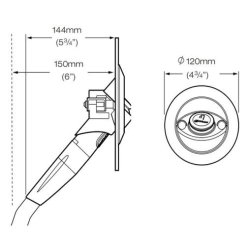 Whale Twist - dusjbatteri for innfelling 