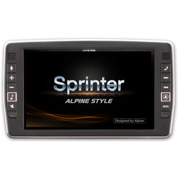 Mercedes Sprinter Alpine X902D-S906 Premium Navi 9" skjerm DAB+ CarPlay AnroidAuto