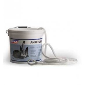 Ankertau flettet med bly 