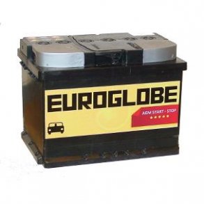 Euroglobe 75060, 60Ah, AGM, start/stopp