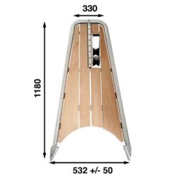 Btsystem Baugspyd Seilbt m/rulle PB120