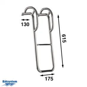 B�tsystem Baugstige Aluminium 2 Trinn BU60P