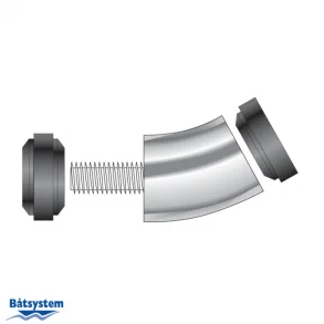 Btsystem Beslag P 1085. For baugspyd For 32 mm rr For hydejustering