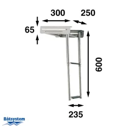 Btsystem Kassettstige 2 Trinn BKT72-250