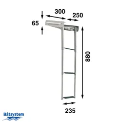 Btsystem Kassettstige 3 Trinn BKT73-250