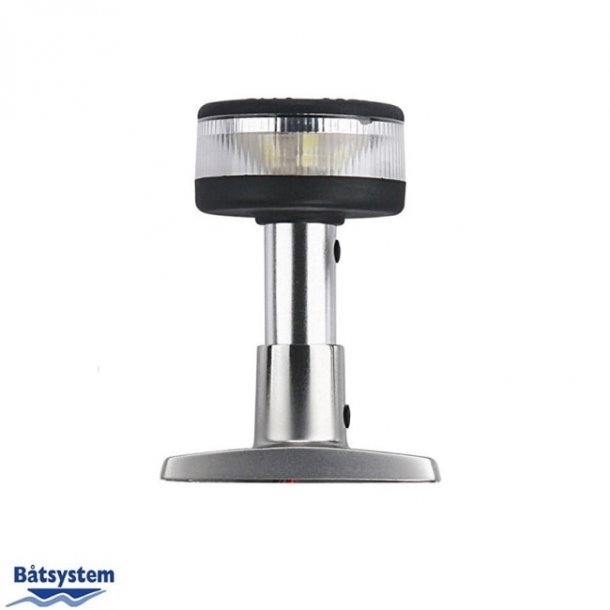 Btsystem ankerlanterne LED 360 grader krom 101mm Rundtlysen ankerlanterne LED 360 grader krom 101mm