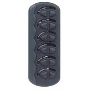 Bep Bryterpanel 6 Brytere Contour 