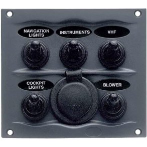 Bep Cmp Bryterpanel 5 Brytere El.Uttak 