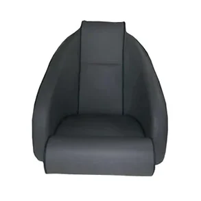 Bluesea Porto Stol m/Nakke Im. Skinn Mrk Gr m/Bl Kjeder