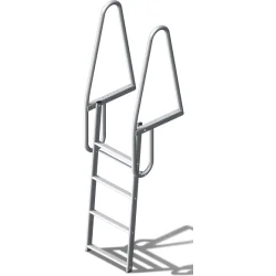 Bryggetrapp 4 Trinn Aluminium