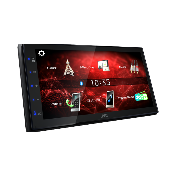 JVC KW-M27DBT, 2-DIN multimedia, DAB+, 6,8" LCD, Bluetooth