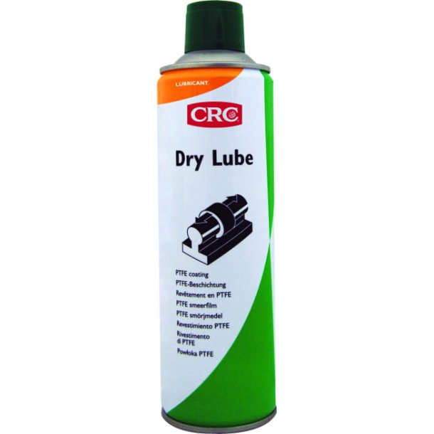 CRC Dry Lube Trrsmring 500ml PTFE for trrsmring For gummi og plast Bestandig mot hye temperatur