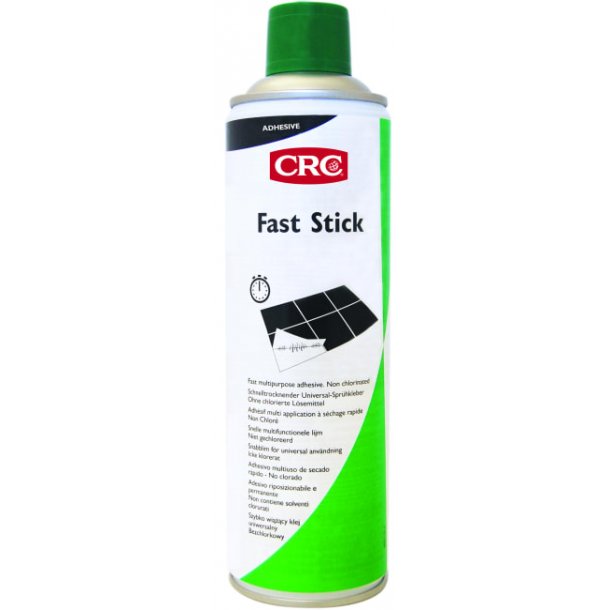 CRC Spraylim Fast Stick 500ml Hurtigtrkende spraylim Gir permanente limfuger For matter/gulvbelegg/