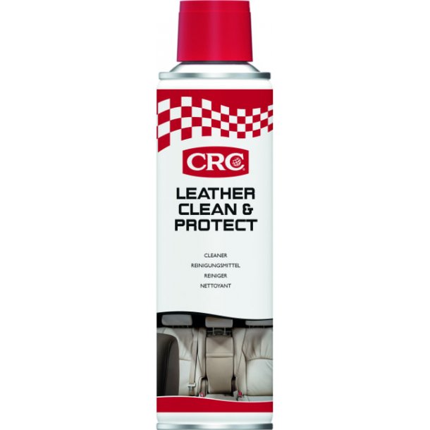 CRC Leather Clean &amp; Protect 250ml Rensemiddel for skinn Spray p - trk av Beskytter mot tilsmussing