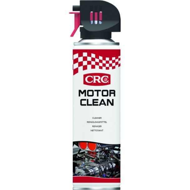 CRC Motor Clean, Aerosol 250ml Rengjr og avfetter alle motorer Hurtigvirkende Spray p - skyll av