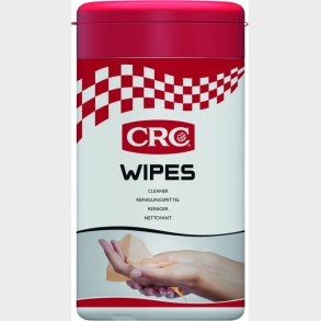 CRC Wipes 50stk V�tservietter Fjerner olje/sm�refett/blekk/klebemidler Sk�nsom mot milj� og hender