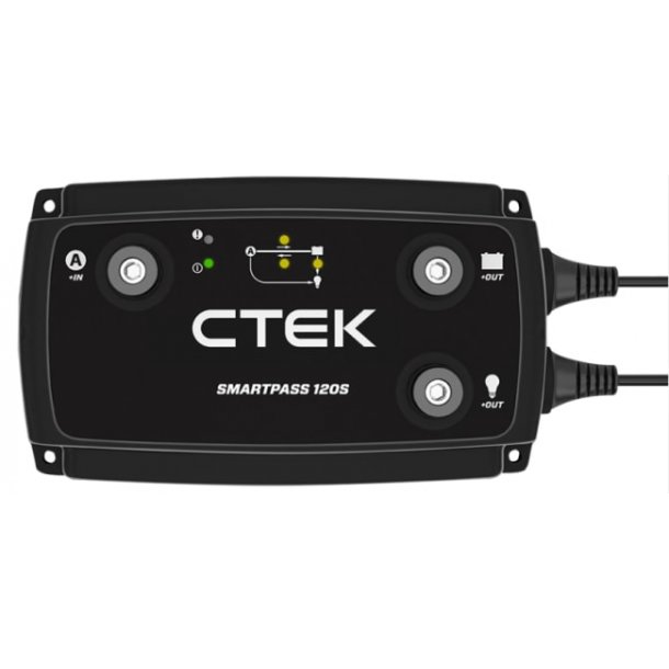 CTEK 120S DCDC Batterilader Smartpass