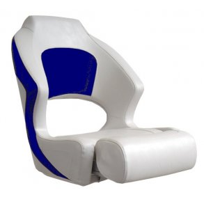Deluxe Sport Flip-Up Seat Bl/Hvit,