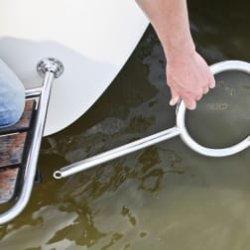 Dinghy Rings Slim For bter med smal badeplattform Enkel installasjon Maks lengde gummibt 350 cm