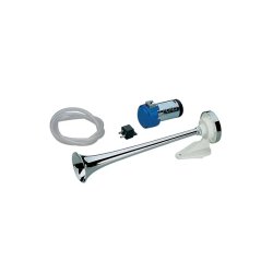 Trompethorn m/kompressor forkrommet plasst