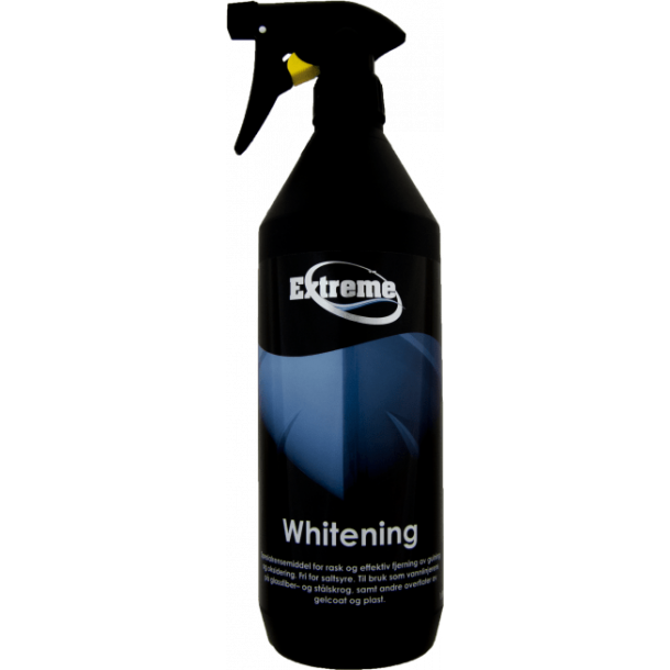 Extreme Whitening Vannlinjerens 1 liter Fjerner gulning og oksidering Fri for saltsyre