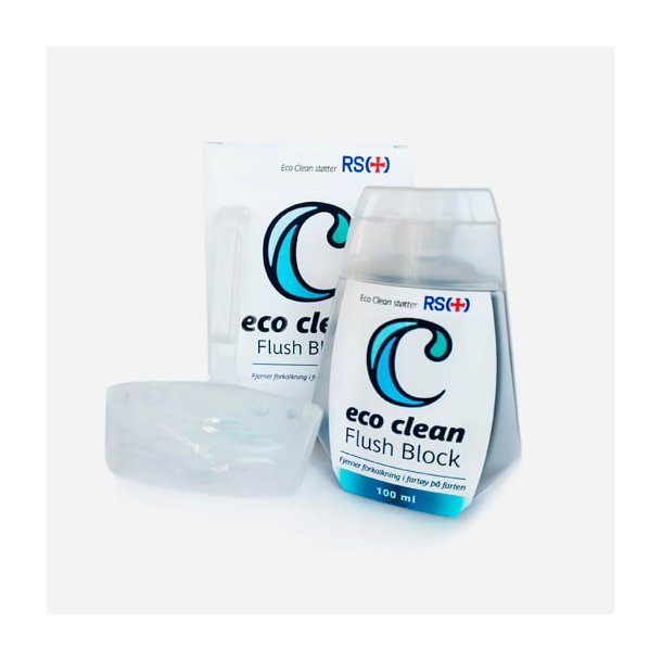 Eco Clean WC blokk -kit m/refill Wc blokk m/4 stk refill Fjerner forkalkning i farty p farten Et g