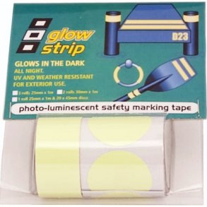 Fluoriserende tape gul 2pk 38mmx1m