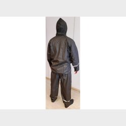 Fritidsregnty bukse/jakke str S sort