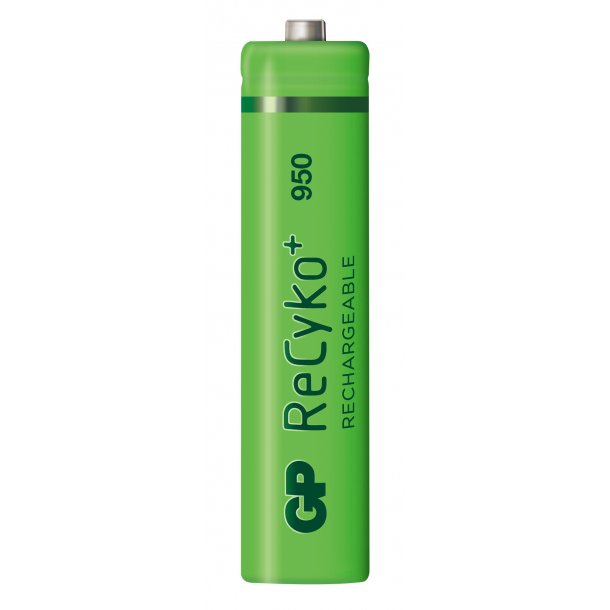GP ReCyko AAA-batteri, 950 mAh, 100AAAHCE, 4-pk