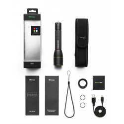 GP Design oppladbar lommelykt Castor, PSR51, 1-470lm