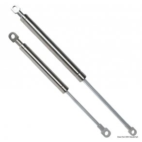 Gassdemper 355/130mm 18kg Syrefast For motorromsluker etc. 