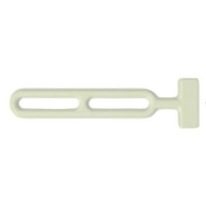 Gummistropp Hvit 4pk