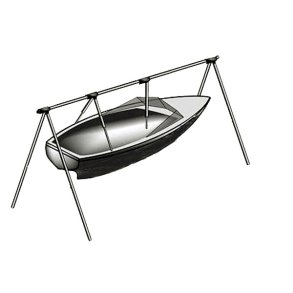 Bakkestativ i aluminium m/bag