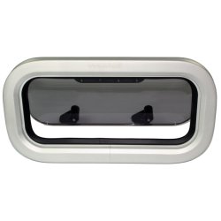 Portlight i aluminium, rektangul�r